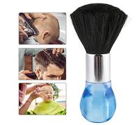 Generic Cepillo para Plumero de Cuello, Cepillo de Limpieza de Lana Suave y Flexible para Peluquería, Herramienta de Corte de Pelo con de ABS, Rosa y Azul (BLUE)