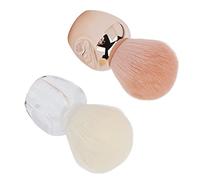 Generic Cepillo para Polvo de Uñas, Suave de la Uña Cepillo para el Polvo del Ergonómico 2pcs para Artista de para Salón Doméstico