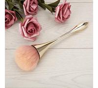 Generic Cepillo para Quitar el Polvo de las Uñas, Herramienta de Manicura de Largo Ecológico para Limpieza de Polvo de Uñas para Uso Profesional en Salones, Pelo de Fibra Rosa de 7,9"