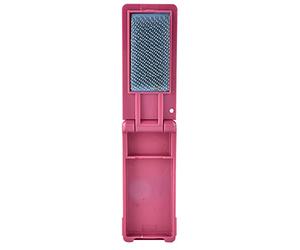 Generic Cepillo para Zapatos de y Latina, Resistente y Duradero, Evita Suelas Resbaladizas, Diseño Plegable, 5 Colores para Artistas, Plástico, 3,5x1,6x0,6 Pulgadas (borgoña)