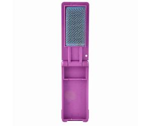 Generic Cepillo para Zapatos de y Latina, Resistente y Duradero, Evita Suelas Resbaladizas, Diseño Plegable, 5 Colores para Artistas, Plástico, 3,5x1,6x0,6 Pulgadas (PURPLE)