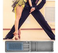 Generic Cepillo para Zapatos de y Salsa Latina, Resistente y Duradero, Evita Suelas Resbaladizas, Diseño Plegable, 5 Colores para Artistas, Plástico, 3,5x1,6x0,6 Pulgadas (gris claro)