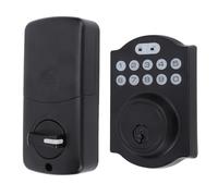 Generic Cerradura Automática de Entrada con Teclado sin Llave con Llaves para Puerta Gruesa de Hogar, Práctica Función de Bloqueo Inteligente, Material de Aleación de Aluminio