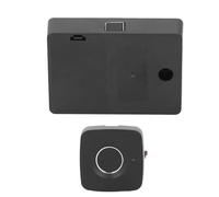 Generic Cerradura de Cajón Eléctrica Cerradura de Gabinete Biométrica Inteligente de Desbloqueo Rápido, Resolución de Huellas Dactilares de 508 Ppp, Amplia Aplicación para Dormitorio/oficina, (BLACK)