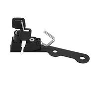 Generic Cerradura de Casco de Aleación para Motocicleta, Ajuste Seguro Portátil para MT-09 FZ-09 FJ-09 XSR900, Negro, 6,7x0,9x1,7 Pulgadas