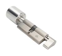 Generic Cerradura de Cilindro Inteligente de Aluminio con Entrada sin Llave, Desbloqueo Versátil con Huella Digital Bluetooth para Puertas Interiores, Diseño Resistente