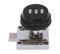 Generic Cerradura de Leva Combinada para Gabinete, Solución de Seguridad Duradera y Versátil sin Llave para Cajones y Gabinetes, Cerradura Codificada con Contraseña de 3 Dígitos