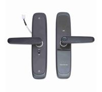 Generic Cerradura de Manija de Puerta con Teclado de Huella Digital, Seguridad Inteligente Controlada por Aplicación para Casa, Apartamento, Aleación de Aluminio (5050)