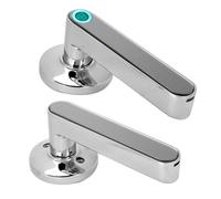 Generic Cerradura de Palanca de Puerta con Huella Dactilar Habilitada para para Entrada sin Llave, Cromada, Adecuada para Seguridad del Hogar, Capacidad de Huella Dactilar de 50 Grupos (cromo