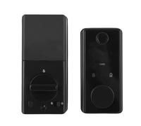 Generic Cerradura de Puerta Inteligente con Biometría Avanzada, Tarjeta de Contraseña Segura con Huella Dactilar para Puertas de Madera de 35 a 60mm