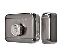 Generic Cerradura de Puerta Inteligente de 12V Función de Bloqueo Automático de Doble Protección de Doble Cabezal para de Control de Acceso a Edificios de Oficinas