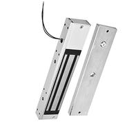 Generic Cerradura de Puerta Magnética Cerradura Electromagnética de Fuerza de Retención Confiable a Prueba de Agua de 280 Kg para Puerta de Metal de Vidrio con Aleación de Aluminio Anodizado Duro