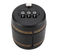 Generic Cerradura de Sellado Combinada de Tapón de Vino para la Conservación del Vino en el Hogar, Decoración Elegante, Cerradura Negra de Plástico de Calidad Alimentaria de 1,6 "x 1,8" para Pub