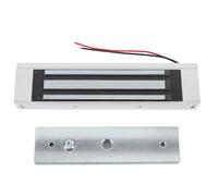 Generic Cerradura Electromagnética Impermeable con Fuerza de Retención de 180 Kg para de Control de Acceso, Cerradura Magnética Eléctrica Segura y Silenciosa para Puertas de Madera, Metal y Vidrio