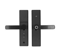 Generic Cerradura Inteligente para Manija de Puerta con Huella Dactilar, Entrada Segura sin Llave para Uso en Interiores y Exteriores, Acero Inoxidable Duradero, Paquete de 2