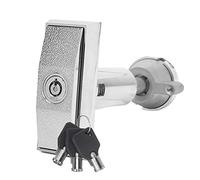 Generic Cerradura para Máquina Expendedora Cerradura de Seguridad de Aleación de Zinc de Alta Precisión para Máquinas Expendedoras, Máquina de Juego de Autoservicio, Caja Fuerte Cromada 1 + 3 Llaves