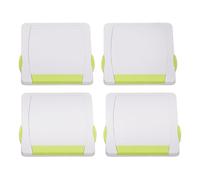 Generic Cerraduras Multifuncionales para Gabinetes Infantiles, 4 Unidades, Prevención Segura de Caídas para Ventanas y Puertas, Construcción de Plástico Resistente (GREEN)