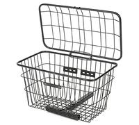 Generic Cesta de Almacenamiento Trasera de Hierro para Scooter/bicicleta Eléctrica con Marco en Forma de T, Resistente y Resistente Al Desgaste, Adecuada para Montaje Trasero de Scooter