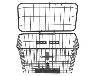 Generic Cesta de Almacenamiento Trasera de Hierro para Scooter/bicicleta Eléctrica con Marco en Forma de T, Resistente y Resistente Al Desgaste, Adecuada para Montaje Trasero de Scooter