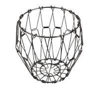 Generic Cesta Plegable para Frutas, Expositor, Cesta de Almacenamiento, Organizador de Artículos Varios para La Mesa Del Hogar, Negro, tal como se describe