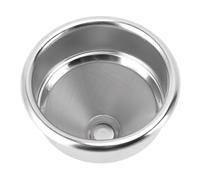 Generic Cesta Portafiltro de 58 Mm, café de Acero Inoxidable con Malla Fina, Diseño Cónico para Portafiltro sin Fondo, Mejora la Extracción del Sabor, Compatible con Máquinas Domésticas y Comerciales