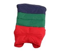 Generic Chaleco Cálido de Invierno para Mascotas Espesar Algodón de Doble Cara Impermeable A Prueba de Viento Ropa de Invierno para Perros Verde, Protege el Cabello para Husky, Golden Retriever (2XL)