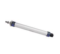 Generic Cilindro de Aire Compacto Mini Cilindro Neumático Diámetro de 20 Mm de 150 Mm para Automatización Industrial Diseño de Aleación de Aluminio