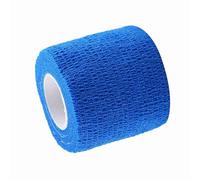Generic Cinta Atlética, Envoltura de Gasa Envoltura Auto Adhesiva Auto Adhesiva Elástica Cohesiva Atlética Vendaje Cohesivo Atlético para Atletismo, Deportes, Muñeca, Tobillo de Estiramiento (BLUE)