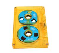 Generic Cinta de Casete Vacía de Doble Cara de 50 Minutos Construcción Robusta Cinta de Grabación de Sonido de Polarización Normal para Grabadora de de la Vieja Escuela Aleación de Aluminio ABS