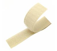 Generic Cinta de gancho y bucle Coser en 38 mm Beige No adhesivo Tela de nailon Juego de sujetadores para ropa, bolsos, zapatos, mochilas, manualidades de bricolaje