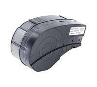 Generic Cinta para Rotuladoras, Color Negro sobre Blanco, Tubo Termorretráctil de 0,25 Pulgadas X 21 Pies para Impresoras M210 M210-LAB M211 BMP21-LAB, Ideal para Marcar Cables y Contenedores