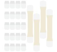 Generic Cintas para Levantar el Cuello 4 Piezas Color Piel, Parches Antiarrugas Elásticos para Estiramiento y Reafirmación Piel del Cuello, Adhesivos para Cuidado Facial