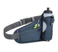 Generic Cinturón de Cinturón con Botella de Agua, Riñón con Soporte de Botella de Agua Bolsa de Hidratación Bolsa de Cintura para la Cintura Sports de de Corriendo Caminando Caminata (Gris Oscuro)