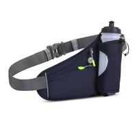 Generic Cinturón de Cinturón con Botella de Agua, Riñón con Soporte de Botella de Agua Bolsa de Hidratación Bolsa de Cintura para la Cintura Sports de de Corriendo Caminando Caminata (Azul Oscuro)