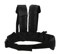 Generic Cinturón de Seguridad para Motocicleta para bebé, Ajustable, Arnés para Niños de 1 a 12 Años, Color Negro (Sin Logotipo de Oso)