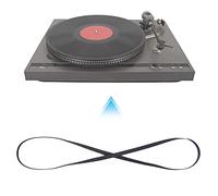 Generic Cinturón para Tocadiscos de Fonógrafo, Repuesto Duradero para una Amplia Gama de Reproductores, Fácil Combinación, 2 Opciones de Longitud para Gramófono Audiófilos, Caucho Negro (1L11