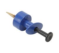 Generic Clamp/Holder de Lombriz de Tierra, Clamp/Holder de Gusano de Sangre, Bandas de Goma, Materiales de Primera Calidad, Mandril de Cobre para Pesca Al Aire (BLUE)