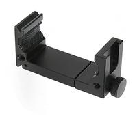 Generic Clamp/Holder de Montaje de Trípode Ajustable para Teléfono Móvil con Zapata Fría para Luz de Relleno Aleación de Aluminio Negra para Ranura de Cola de Milano Estándar Arca 3,4 Oz 1 X