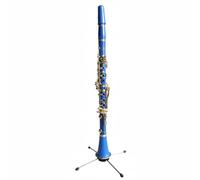 Generic Clarinet Bb para Uso Educativo con 17 Llaves Afinación Precisa Fácil Digitación y Cuerpo Robusto Adecuado para Músicos en Formación Clases Grupales, Azul Lago