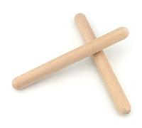 Generic Claves de Madera Instrumento de Percusión Musical Baquetas de Ritmo Tonos Brillantes para Ritmos Latinos, para Educación Musical en la Primera Infancia, Madera
