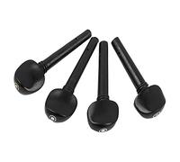 Generic Clavijas de Afinación de Cuerdas de Violín 4/4 de ébano Hechas a Mano, Reemplazo de ébano de Alta Densidad/Negro/Uds. Para Entusiastas del Violín, Uds.