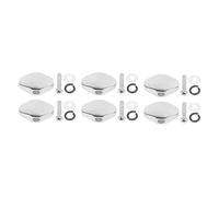 Generic Clavijas de Afinación de Guitarra, Perillas de Cabezal de Máquina de Metal Duraderas para Guitarristas Eléctricos, 6 uds. (SILVER)