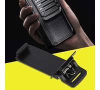 Generic Clip de Cinturón UV-5R Confiable de 5 Piezas para Walkie Talkie ABS Negro Duradero Ligero para Trabajo de Campo