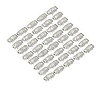 Generic Clips de Extensión del Cabello para Mujeres, Clips de Extensión de Cabello de Peine, Acero Inoxidable 1.3in de Peluca de Forma u 40pcs 9 Dientes para Extensiones de de Bricolaje (Beige)