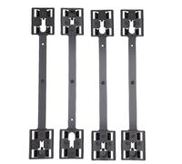 Generic Clips de Moldura para Panel de Faldón Lateral Liso para C-D Vectra B Zafira A G-H, Acabado Pulido, Instalación Rápida, 4 Piezas para Detallistas de Automóviles