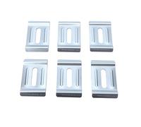 Generic Clips de Sujeción para Bandejas de Cables de 30 Unidades Abrazaderas Metálicas Duraderas y Robustas para Soluciones de Gestión de Cables en Proyectos Domésticos e Industriales (30PCS)