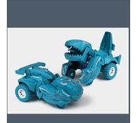 Generic Coche Transformador de Dinosaurio, Scooter Inercial de Deformación Vívida, Juguete para Niños Pequeños, Regalo para Niños, Plástico Resistente a la Corrosión (Blue #13)