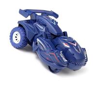 Generic Coche Transformador de Dinosaurio, Scooter Inercial de Deformación Vívida, Juguete para Niños Pequeños, Regalo para Niños, Plástico Resistente a la Corrosión (Blue #12)