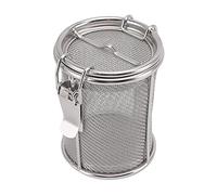 Generic Colador de Condimentos de Especias de Acero Inoxidable Infusor de Bolas de té de Malla con Cierre Seguro para Sopas y Medicinas a Base de Hierbas 10x8 Cm como Se Muestran en las Imágenes