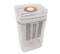 Generic Colador de Yogur Filtro de Malla Fina Eficiente para Yogur Casero con Tapa de Registro de Tiempo para Amantes del Fresco 1100 Ml de Gran Capacidad (WHITE)